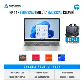 HP 14 em0333AU /Ryzen 3 7320U/8GB/512GB SSD/14″ FHD/Win11 OHS 2021