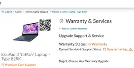 Ideapad Slim 3i i3-1215U 15IAU7 82RK ram 16 GB layar 15 inch nego BU