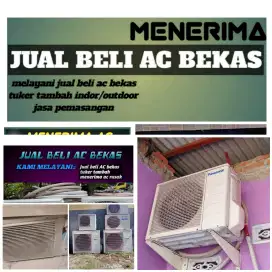 Terima ac bekas rusak