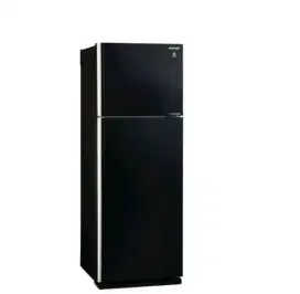 Sharp Kulkas 2 Pintu SJIG471PGBK Tempered Glass Door Garansi 10thn