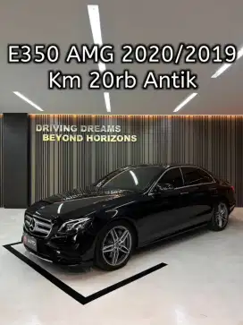 Mercedes Benz E350 AMG AT 2020 Hitam B1481BAI Mercy Km20rb Nik 2019