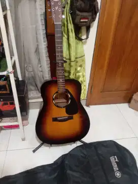 Gitar akustik elektrik Yamaha f310 full set