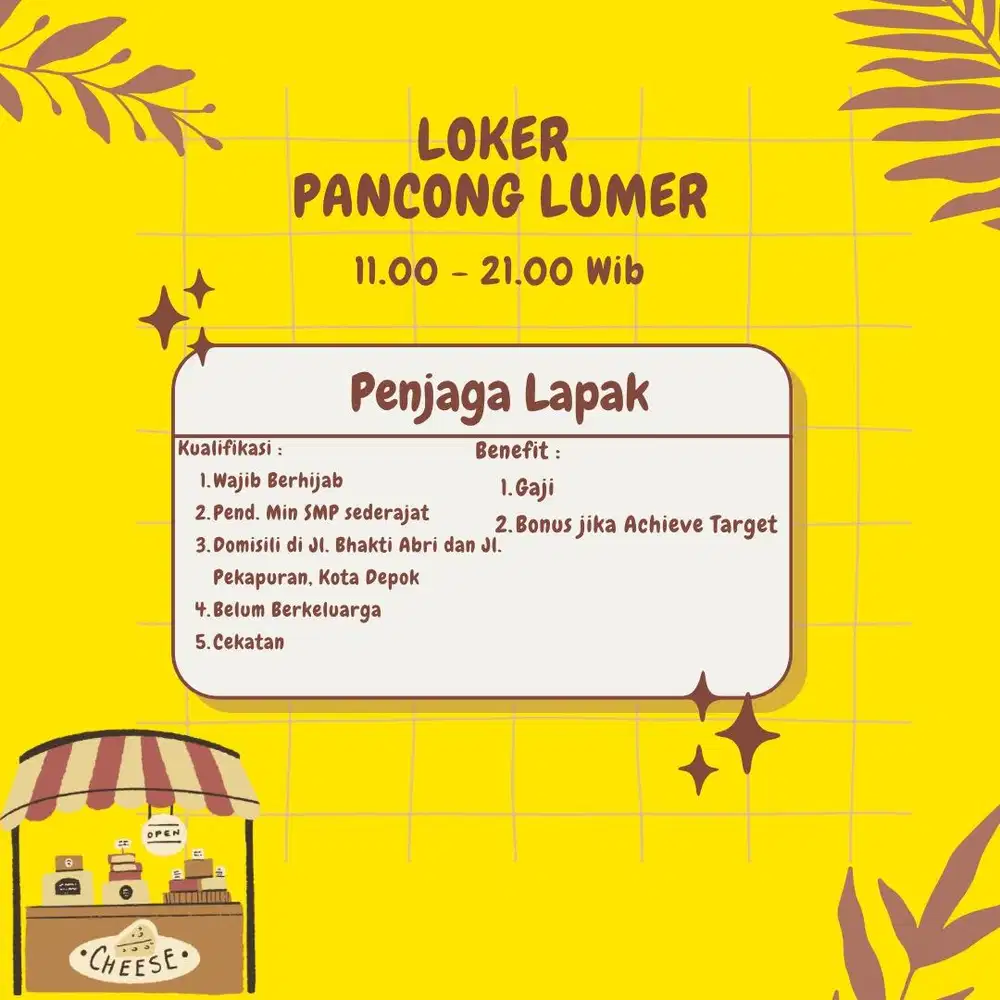 Penjaga Lapak Pancong