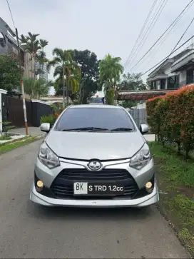 Dp 10jt Toyota Agya 1.2cc S TRD sportivo manual tahun 2018 / 2019 Brio