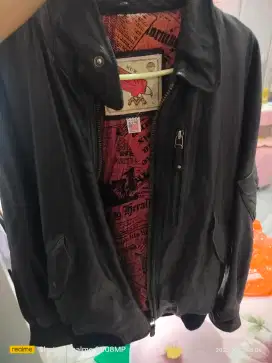 Jaket kulit asli