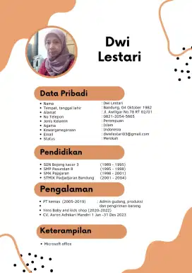 Butuh info loker