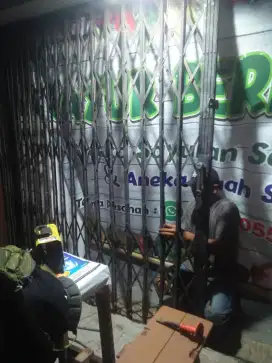 Tukang spesialis pintu rolling door folding gate murah
