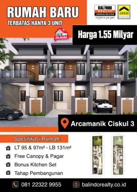 3 Unit Rumah Baru Cisaranten Kulon On Progress