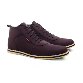 Size 43 Sepatu Pria Keren Casual Boots Coklat Semi Formal
