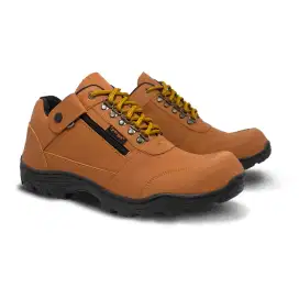 Size 43 Sepatu Boots Pria Tan Travelling Hiking Gunung Lapangan