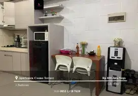 Dijual Apartement Cosmo Terrace Middle Floor 1BR Full Furnished