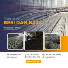 Distributor besi beton dan besi wiremesh siap kirim