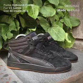 Sepatu PUMA Rebound Street Fur V2 size 40