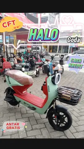 SEPEDA LISTRIK GODA HALO 122 NEW BERGARANSI RESMI