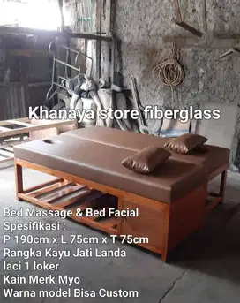 Tempat tidur Massage kayu jati,Bed pijat terapis termurah