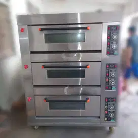 Oven Gas 3 Deck 6 Tray