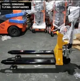 Hand Pallet Scale Handlift dengan mesin Timbangan kapasitas 2 Ton