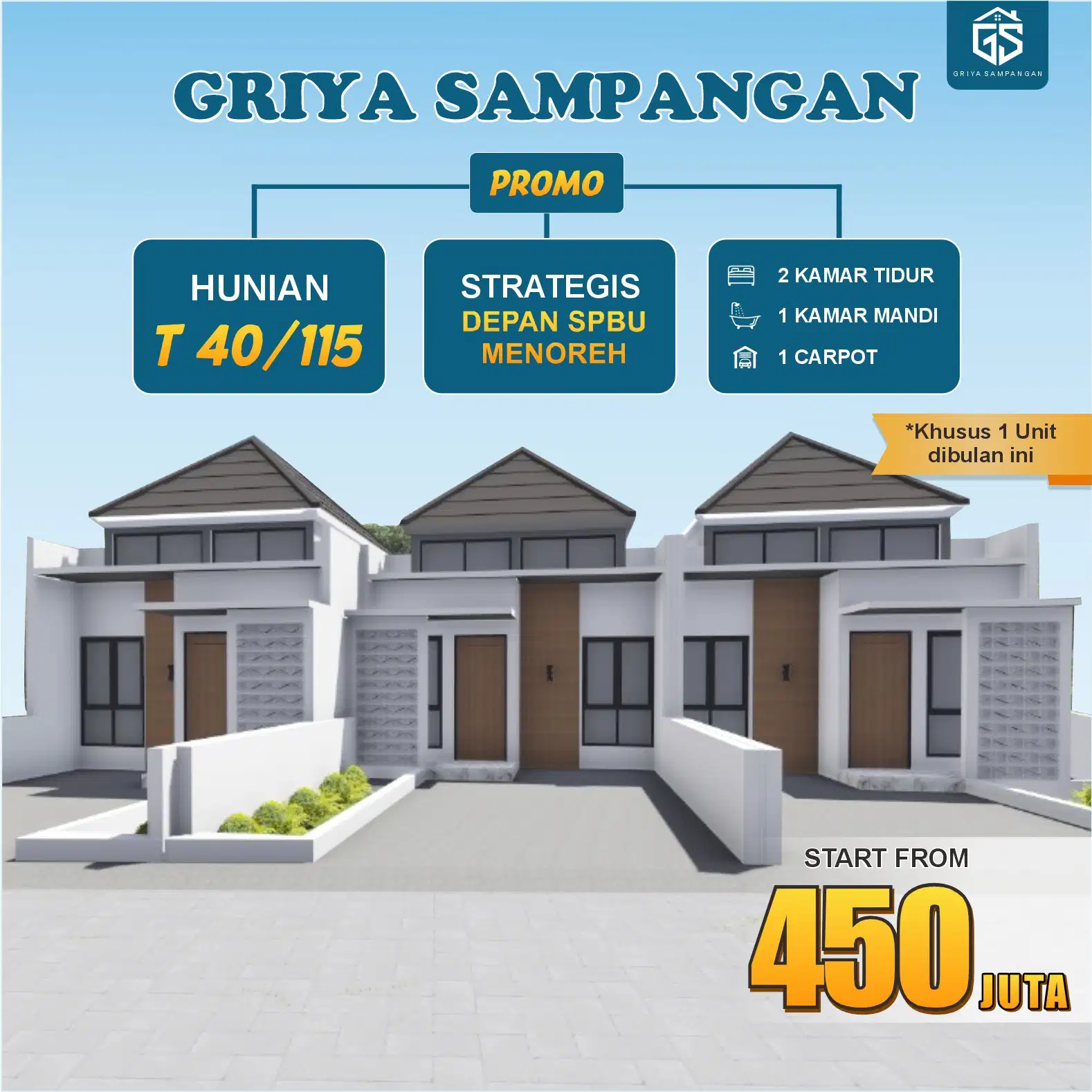 Rumah semarang kota depan SPBU Menoreh Sampangan