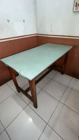 MEJA KAYU MURAH  BEKAS RESTORAN