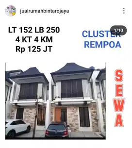 sewa rumah mewah Rempoa Ciputat Tangerang Bintaro