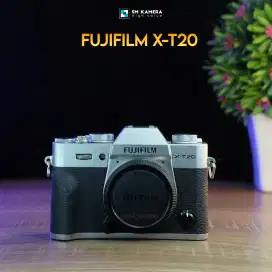 FUJIFILM XT20 SILVER FULL FITUR BODY ONLY BISA REQUEST LENSA