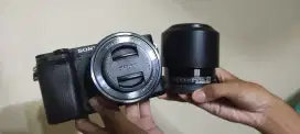 JUAL MURAH!! Kamera Sony a6400 dan lensa sony 50mm, BEKAS TAPI OK!!