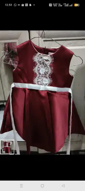 Dress anak merah