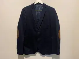Blazer/ Jas Pria Merek Jobb Original, Biru Navy, M