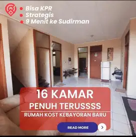 Jual Murah Rumah Kost 3 lantai di kebayoran baru jaksel