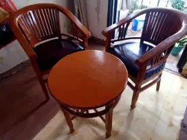 1 set meja kursi