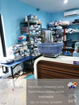 Dibutuhkan bagian setrika laundry