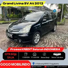 [Dp5jt] Grand Livina SV Matic 2012 MURAH Bisa Kredit