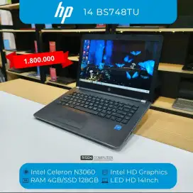 HP 14 BS748TU Intel Celeron N3060 RAM 4GB/SSD128 14inch