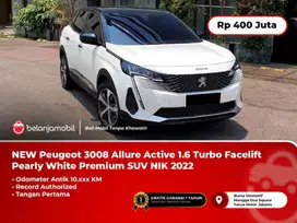 [ KM ANTIK 10RB ] Peugeot 3008 Allure Active 1.6 Turbo PUTIH 2022 2023