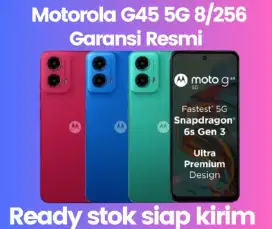 New hp Motorola G45 5ag 8/256 grs resmi, bs kredit/bs TT