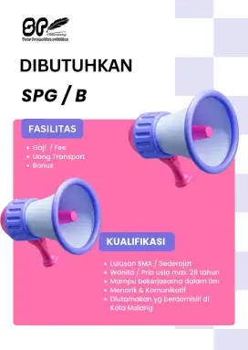 SPG/B Produk Wisata