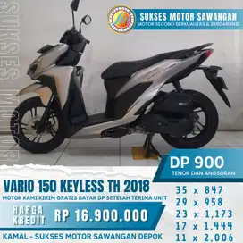 Ready Vario 150 th 2018 Dp mulai dari 900k terima tuker tambah juga