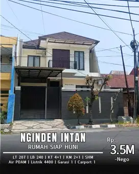 Dijual Rumah Nginden Intan Timur,  Surabaya ️Fondasi tiang panca