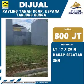 DIJUAL kavling di Tanjung Bunga, cluster Espana