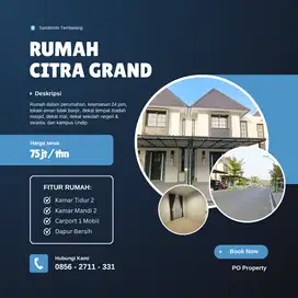 Rumah Siap Huni Citra Grand Sambiroto Tembalang