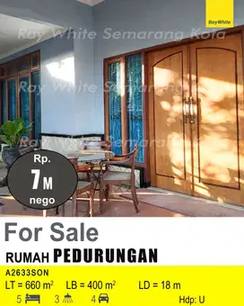 DIJUAL RUMAH DI PEDURUNGAN A2633