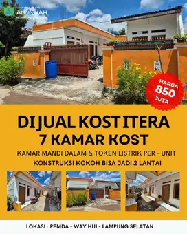 DIJUAL KOS KOSAN DEKAT PEMDA WAYHUI