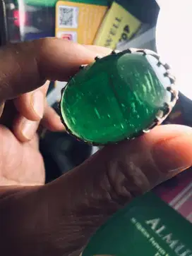 Big Topaz green king batu raja Sulaiman