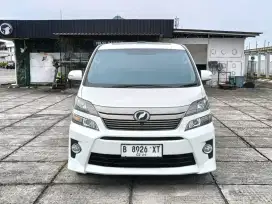 TOYOTA VELLFIRE ZG PREMIUM SOUND 2.4 AT 2013/PAJAK 2-2026/KM105RB