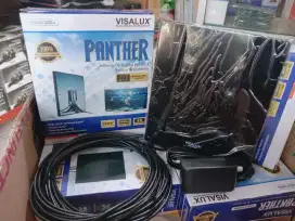 PROMO ANTENA TV DIGITAL VISALUX PANTHER + KABEL 10 METER BARU