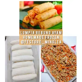 LUMPIA REBUNG AYAM DAN TAHU WALIK FROZEN TINGGAL GORENG