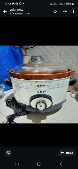 Slow cooker merek imarflex
