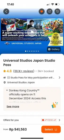 DIJUAL CEPAT! DIJUAL MURAH TIKET UNIVERSAL STUDIOS JAPAN