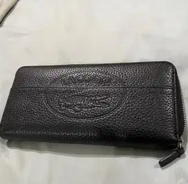 DOMPET LACOSTE HITAM  unisex (bekas)