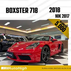 DP20% [Km5.000] 718 Boxster 2017 Red Cabrio Reg 2018 #AUTOHIGH